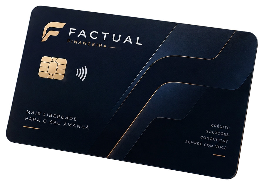 Cartão de crédito premium da Factual Financeira